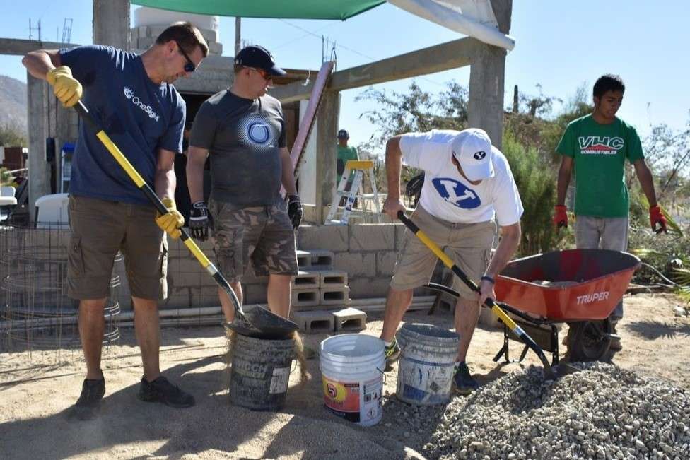 Men Helping with Construction